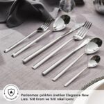 Karaca New Liza 84 Parça 12 Kişilik Çatal Kaşık Bıçak Takımı - Görsel 5