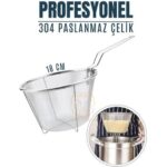 İlk El Grup Kızartma Süzgeci Patates Kızartma Filtresi 304 Paslanmaz Çelik Mink Design