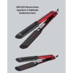 Elektriklenmeyi Azaltan Iyonlu Saç Düzleştirici – Titanyum Plaka ve Şık Tasarım - Görsel 3