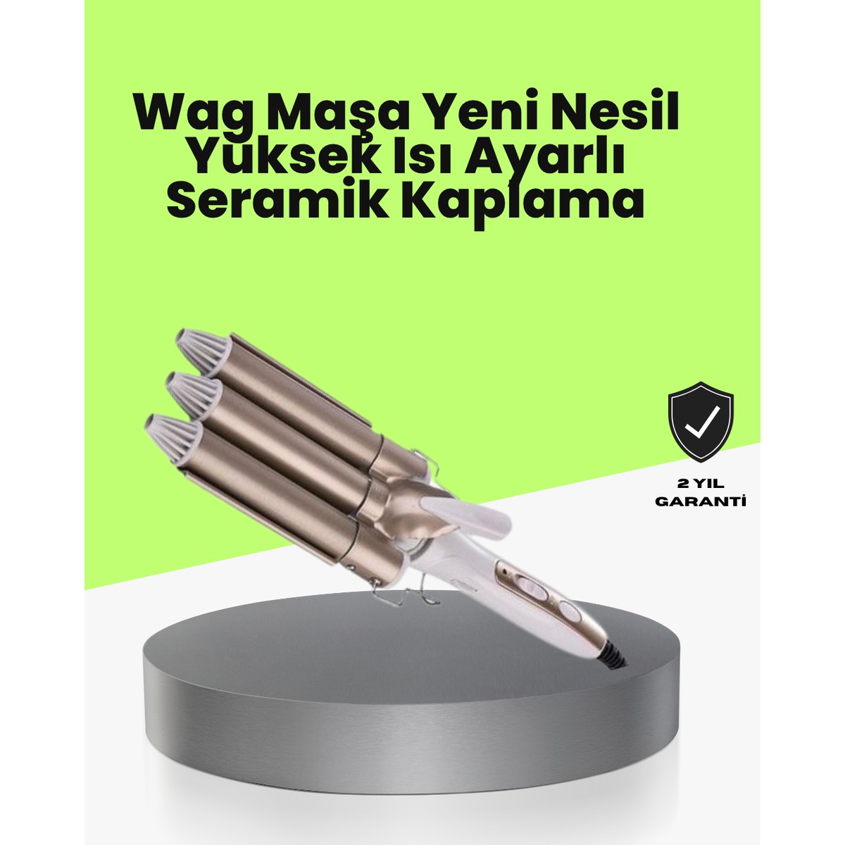 110001247724889.jpg Her Saç Tipine Uygun, Hızlı Isınan Bukle Yapıcı – Evde Kuaför Kalitesinde Sonuç - Görsel 1