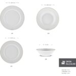 Karaca Elegance Bone Rebeca 24 Parça 6 Kişilik Yemek Takımı Gold - Görsel 2