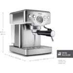Karaca Coffee Art 1353 Süt Köpürtücülü 20 Bar Basınçlı Espresso, Latte Cappuccino Americano Makinesi - Görsel 2