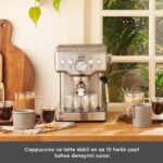 Karaca Coffee Art 1353 Süt Köpürtücülü 20 Bar Basınçlı Espresso, Latte Cappuccino Americano Makinesi - Görsel 3