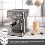 Karaca Coffee Art 1353 Süt Köpürtücülü 20 Bar Basınçlı Espresso, Latte Cappuccino Americano Makinesi - Görsel 4