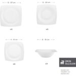 Karaca Mensa 24 Parça 6 Kişilik Yemek Takımı Beyaz - Görsel 2