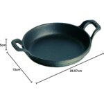 Staub 1301623 Istiflenebilir Fırın Tenceresi, Yuvarlak 16 Cm, 0,4 L, Pişirme Kabı Içinde Mat Siyah E - Görsel 5
