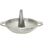 Staub Tavuk Kızartma Tavası 24 Cm, Dökme Demir, Indüksiyonlu Ocaklara Uygun, Grafit Gri, 26,2 x 22,2 - Görsel 2