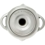 Staub Tavuk Kızartma Tavası 24 Cm, Dökme Demir, Indüksiyonlu Ocaklara Uygun, Grafit Gri, 26,2 x 22,2 - Görsel 3