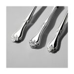 Nehir Lalezar Sade 6 Kişilik 18 Parça Tatlı Çatal Kaşık Bıçak Takımı - Görsel 3