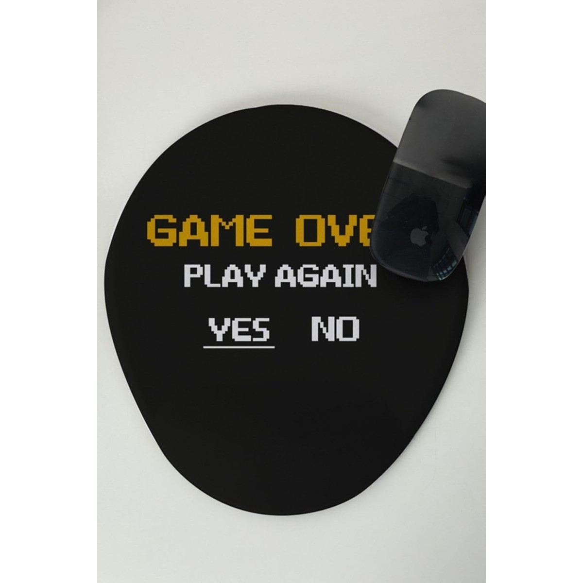 110001248656124.jpg Gamer Sevgiliye Hediye Game Over Tasarımlı Mouse Altlığı Mouse Pad Mousepad - Görsel 1