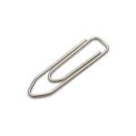 Marifetlerim - Gümüş Metal Ataş 100 Adet 25 mm