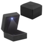 Işıklı Sert Kapaklı Renk Seçenekli Pırlanta Tektaş Yüzük Kutusu Evlilik Teklifi Özel Kutu