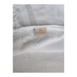 Sarra Etamin ve Kanaviçe Işlemelik Havlu - Krem - Analı Kızlı - Görsel 2