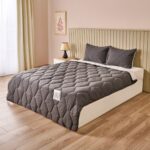 Evidea Soft Çift Kişilik Uyku Seti - Antrasit / Gri