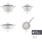 Karaca Biogranit White Stone 7 Parça Tencere Seti - Görsel 2