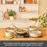 Karaca Biogranit White Stone 7 Parça Tencere Seti - Görsel 5