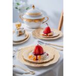 Acar Damasse 12 Kişilik 60 Parça porselen Yemek Takımı - Görsel 4