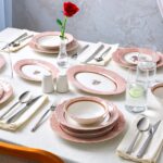 Aryıldız Jardin Pembe 30 Parça 6 Kişilik Yemek Takımı