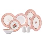 Aryıldız Jardin Pembe 30 Parça 6 Kişilik Yemek Takımı - Görsel 5