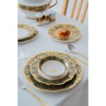 Acar De Lamerie 12 Kişilik 60 Parça porselen Yemek Takımı