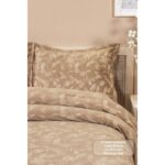 Elart Stella Comfort Uyku Seti Yatak Örtüsü Çift Kişilik 3 Parça (220X240 Cm) Bej - Görsel 2