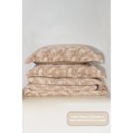Elart Stella Comfort Uyku Seti Yatak Örtüsü Çift Kişilik 3 Parça (220X240 Cm) Bej - Görsel 5