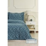 Elart Stella Comfort Uyku Seti Yatak Örtüsü Çift Kişilik 3 Parça (220X240 Cm) Mavi - Görsel 2