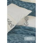 Elart Stella Comfort Uyku Seti Yatak Örtüsü Çift Kişilik 3 Parça (220X240 Cm) Mavi - Görsel 3