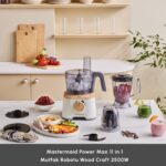 Karaca Mastermaid Power Max 11 In 1 2500W Mutfak Robotu Wood Craft - Görsel 3