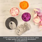 Karaca Mastermaid Power Max 11 In 1 Mutfak Robotu Matte Black Copper 2500 W - Görsel 5