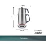 Homend Royaltea 1709H Konuşan Çay Makinesi (Dokunmatik Baza) - Görsel 2