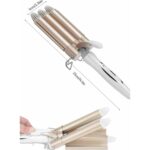 Zero Land Msa-Shop Saç Şekillendirici Wag Maşa Üçlü Yüksek Isı Ayarlı Seramik Kaplama - Görsel 3