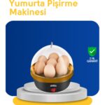 Otomatik Kapanma Özellikli Yumurta Pişirme Makinesi 7 Kapasiteli
