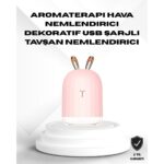 AyrStore Ultrasonik Hava Nemlendirici 200 ml Aroma Difüzör LED Işıklı Sessiz
