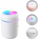 AyrStore Humidifier LED Işıklı Mini Ortam Oda Kokusu Aromaterapi Buhardanlık - Görsel 5