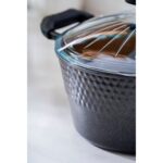 Acar Dıamente Granit Döküm Derin Model  Tencere 24 cm - Görsel 5