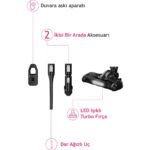 ALTUS  AL 6824 DS 2'si 1 Arada Şarjlı Dik Süpürge - Görsel 3