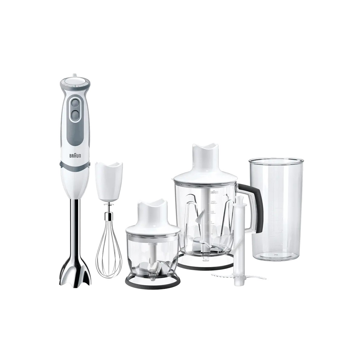 110001252921638.jpg Braun Mutfak Robotu Çok Amaçlı Blender Multi Set (Iki Rondolu) Güçlü Motor - Görsel 1