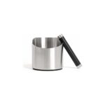 Lidyahan Store Espresso Makinesi Için Vurma Kutusu, Kahve Çekirdeği Kutusu, Barista Aksesuarları, Şok Emici, Çıkarılabilir Metal Vuruş Çubuğu (Gümüş, Orta)