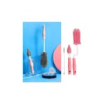 Lidyahan Store Silikon Uçlu Ekstra Yumuşak Kıllı Sağlam Kavanoz Bardak Şişe ve Biberon Temizleme Fırçası