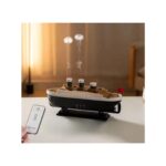 Lidyahan Store Titanic Gemi Hava Nemlendirici Işıklı Fonksiyonlu Buhar Makinesi Kumandalı