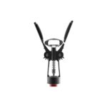 Lidyahan Store Premium Kanatlı Şarap Açacağı Tirbuşon, Siyah Metal Gövde, Ergonomik Tasarım - Görsel 3