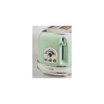 Lidyahan Store Vintage Ekmek Kızartma Makinesi 2 Dilim Yeşil 0155/14-810 Watt, Metal Gövde, 2 Dilim Kapasite, Buz Çözme, Isıtma, 6 Kızartma Ayarı, Kolay Temizlik, Çıkarılabilir Kırıntı Tepsisi - Görsel 5