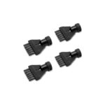 Lidyahan Store Orijinal Derz Fırçası Seti, 4 Fırçalı, Tüm Kärcher Sc Easyfix ve Deluxe Buharlı Temizleyiciler Için, Siyah