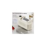 Lidyahan Store Taşınabilir Tezgah Üstü Buz Makinesi Mini Buz Küpü Makinesi Ev Kampı Için Taşınabilir Küçük Şeffaf Buz Küpü Makinesi Abs, B - Görsel 2