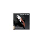 Lidyahan Store Şişe Açacağı Folyo Kesici ile Şarap Açacağı, Paslanmaz Çelik Ahşap Saplı Klasik Hepsi Bir Arada Şarap Anahtarı Garson Tirbuşon Bira Barı Restoran Garsonları Için, Set 1 - Görsel 4