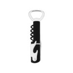 Lidyahan Store Store Paslanmaz Çelik Türbişonlu Şarap ve Şişe Açacağı – Ergonomik Kolu ve Dişli Mekanizmalı, Kolay Kullanım, (Siyah)