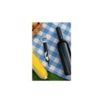 Lidyahan Store Store Paslanmaz Çelik Türbişonlu Şarap ve Şişe Açacağı – Ergonomik Kolu ve Dişli Mekanizmalı, Kolay Kullanım, (Siyah) - Görsel 2