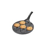 Lidyahan Store Granit Kaplama Yanmaz Yapışmaz Döküm Gülenyüz Pankek Krep Tavası, Gülenyüz Pankek Tavası 27CM - Görsel 2