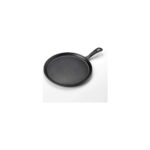 Lidyahan Store Döküm Krep / Pizza / Pancake Tavası, Yuvarlak Metal Saplı 26CM Siyah - Görsel 2
